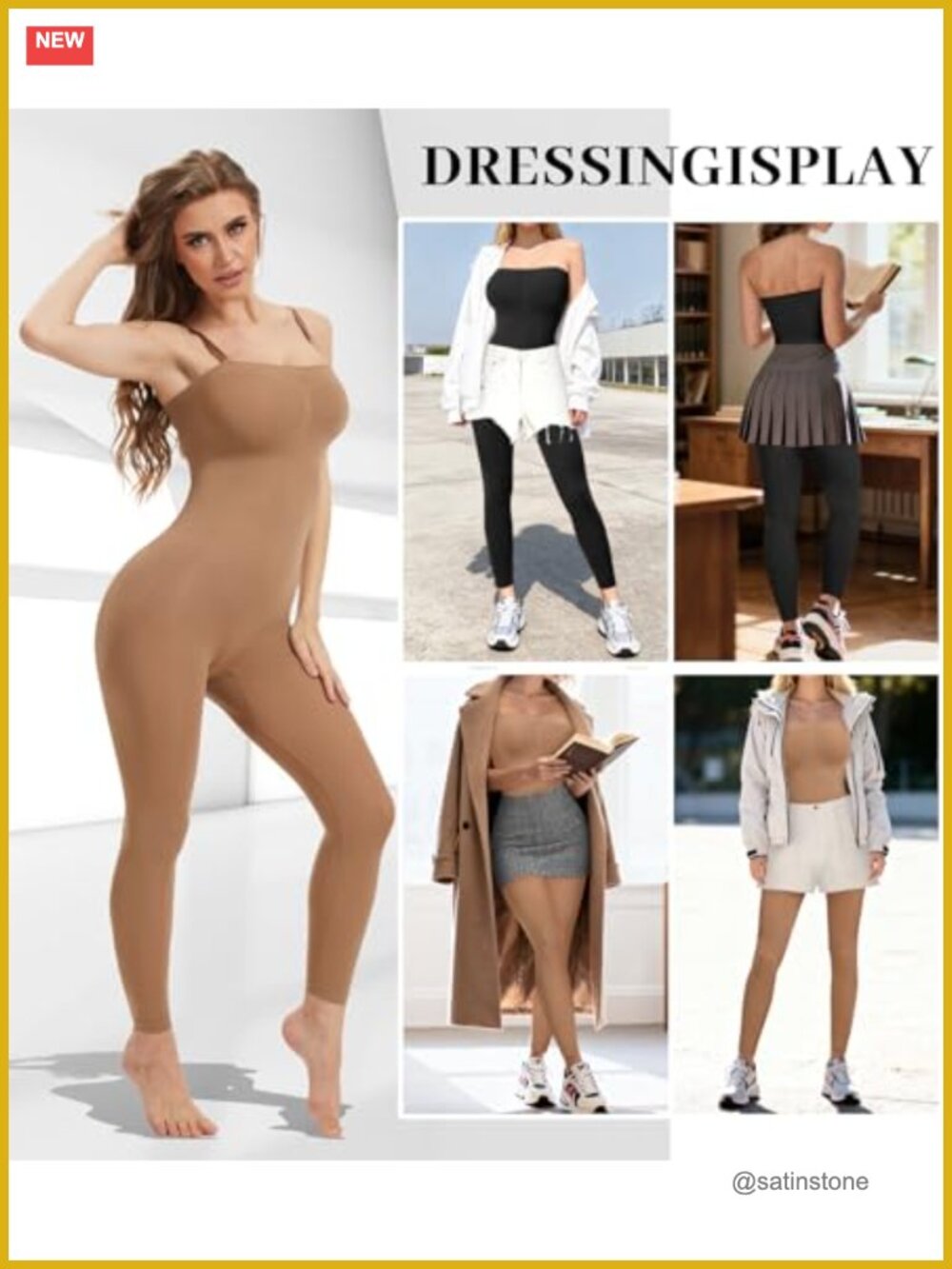Strapless Seamless Full Body Shaper Bodysuit Tummy Control Shapewear - Picture 6 of 7